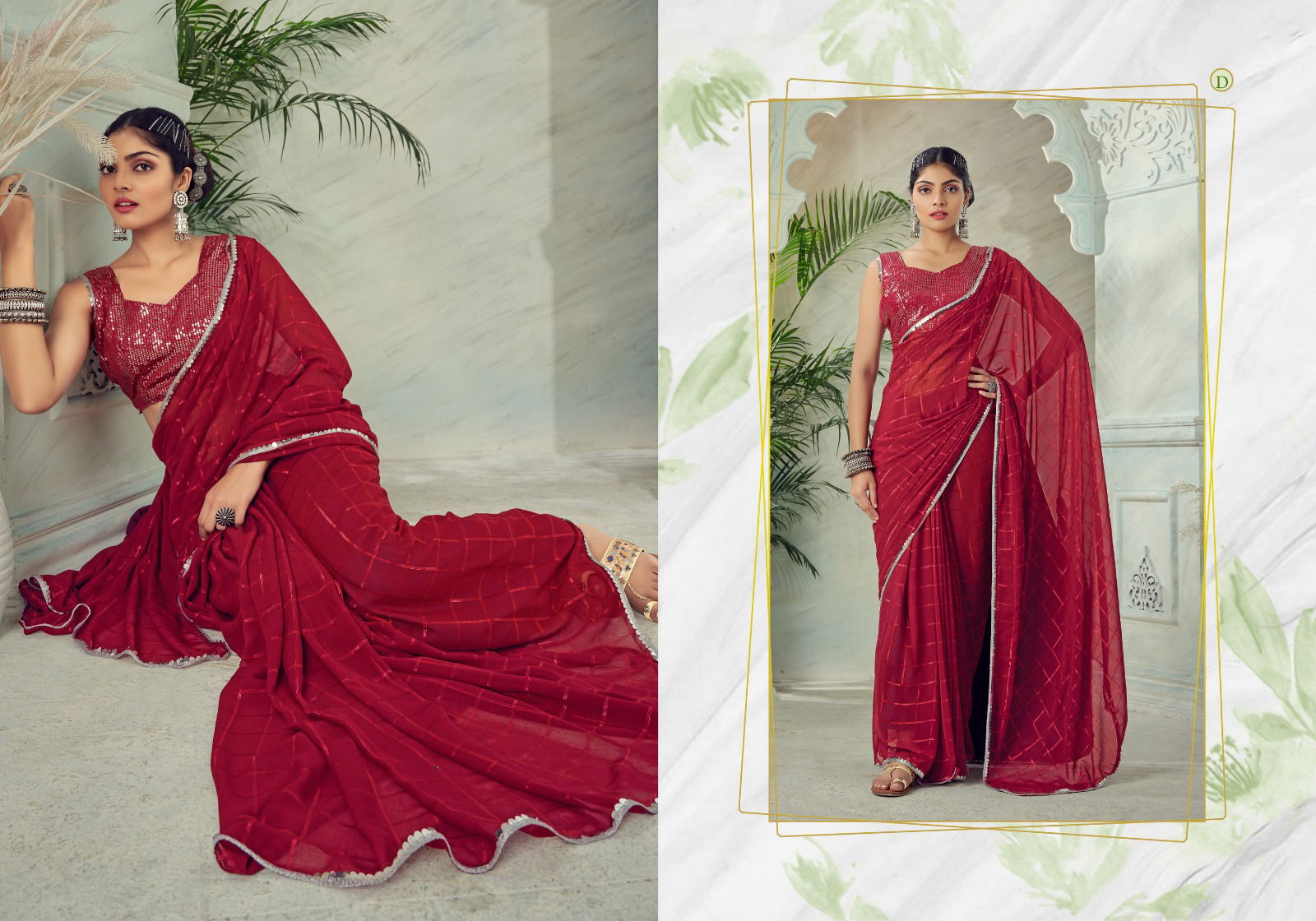 Kaasi By Ynf Sequence Party Wear Sarees Catalog
